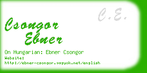csongor ebner business card